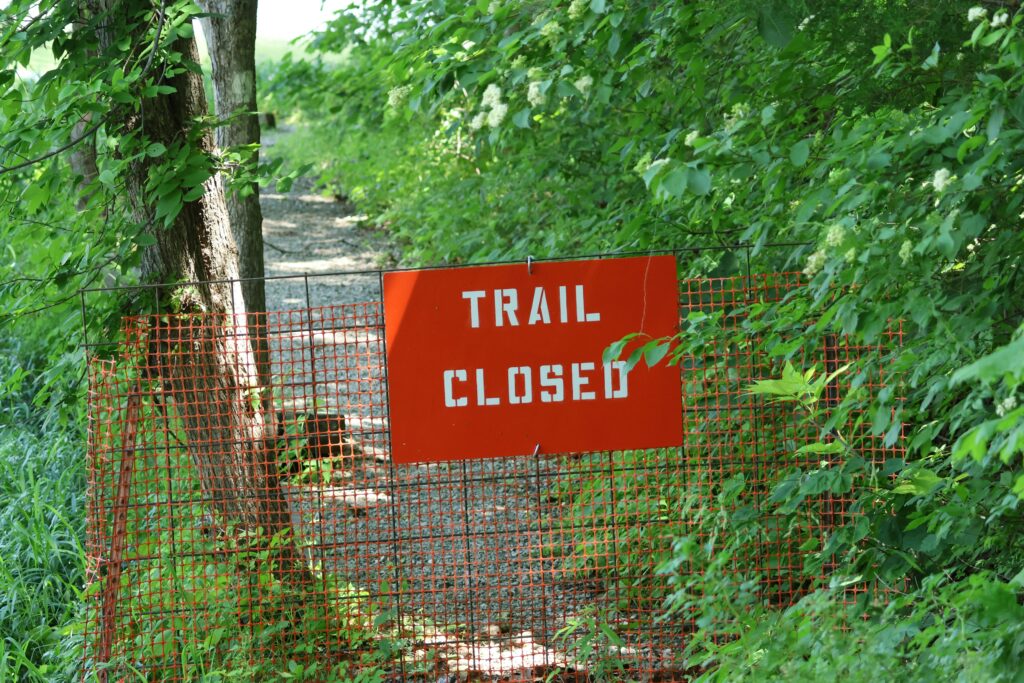 trail closures updates